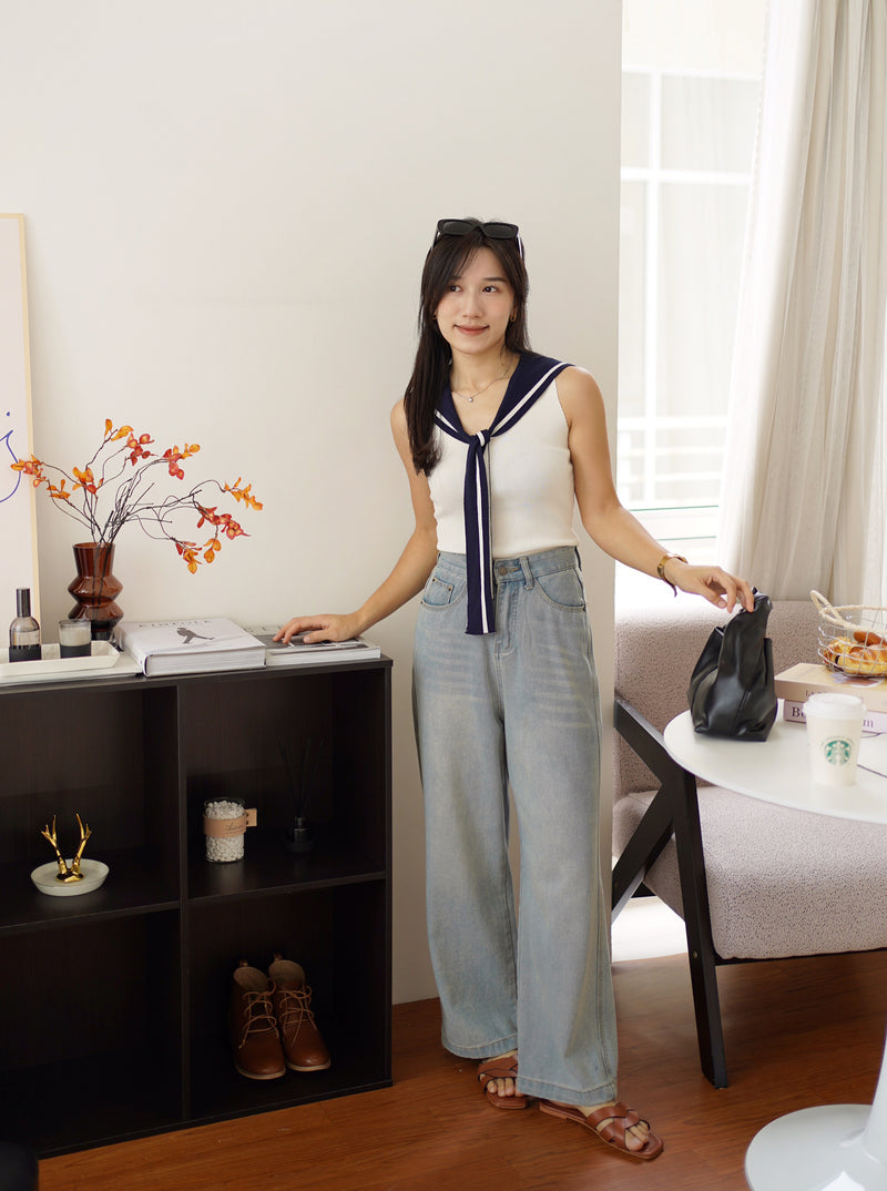 Sailor Knit Top