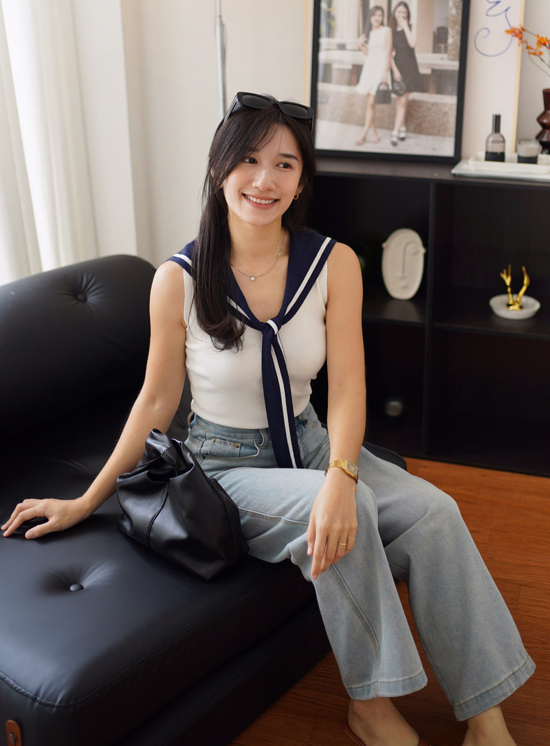 Sailor Knit Top
