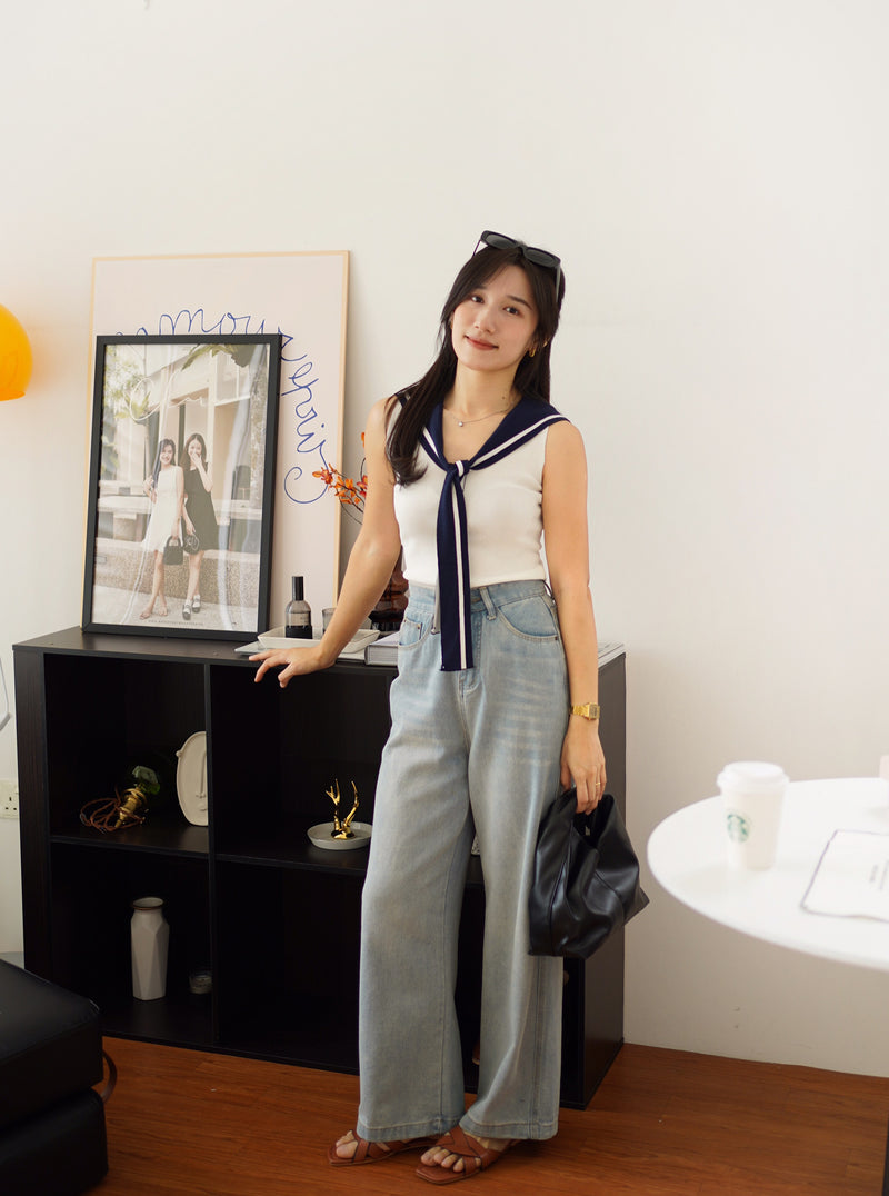 Sailor Knit Top