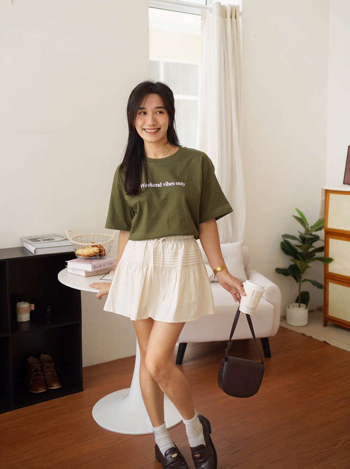 Hera Ramie Skirt (with inner pant)