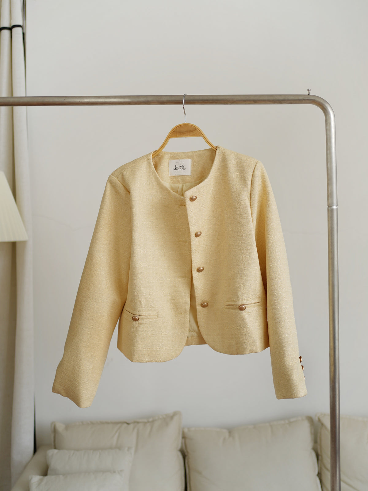 Sarah Yellow Blazer