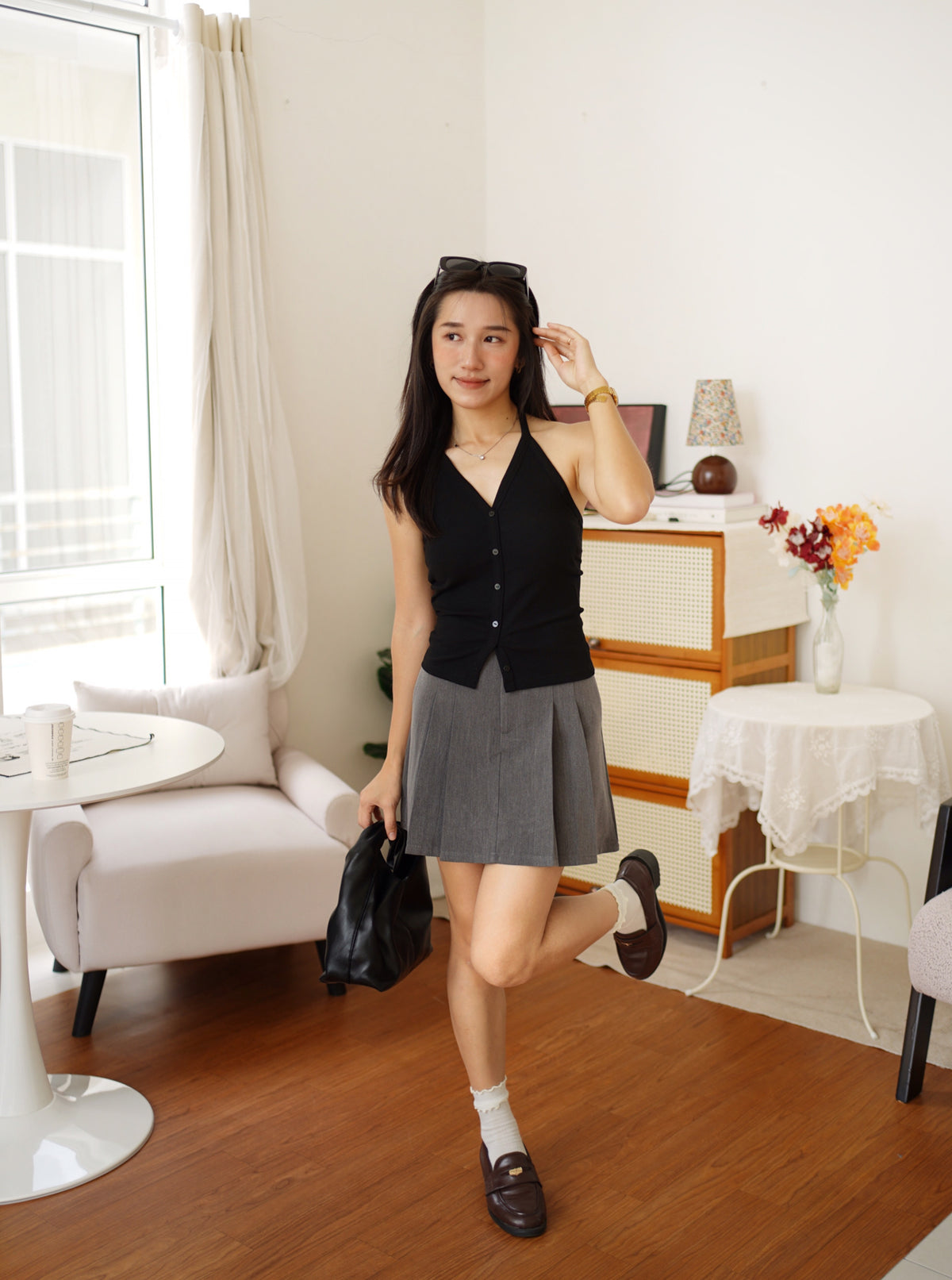 Nicole Halter Padded Top