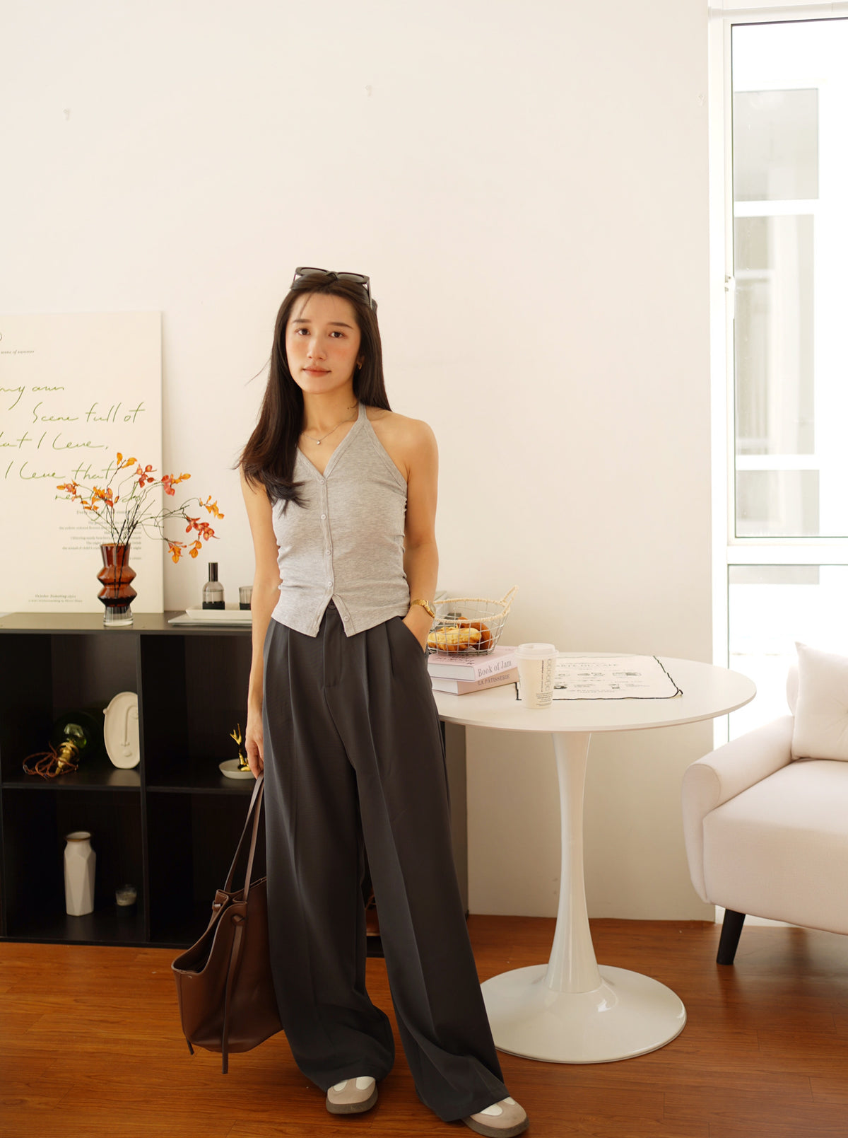 Nicole Halter Padded Top