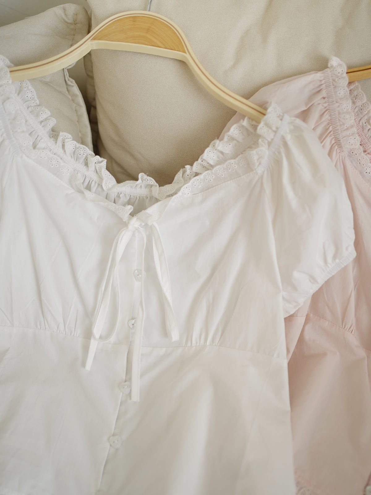 Lacey Trimmed Blouse