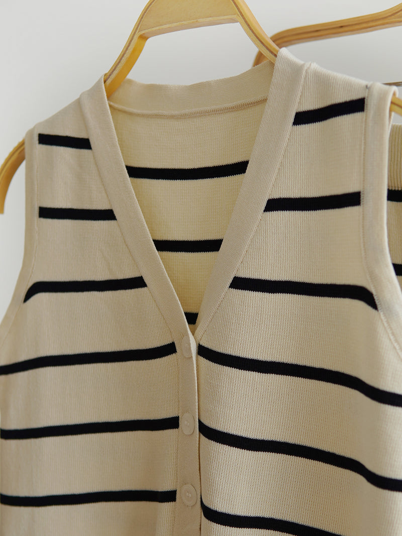 Striped Knit Set