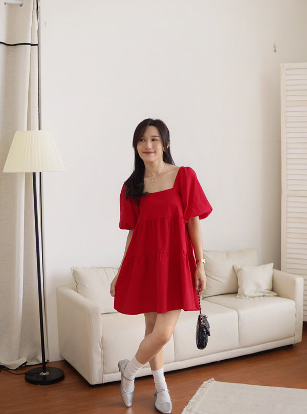 [LM.made] Audrey Square Puffy Dress