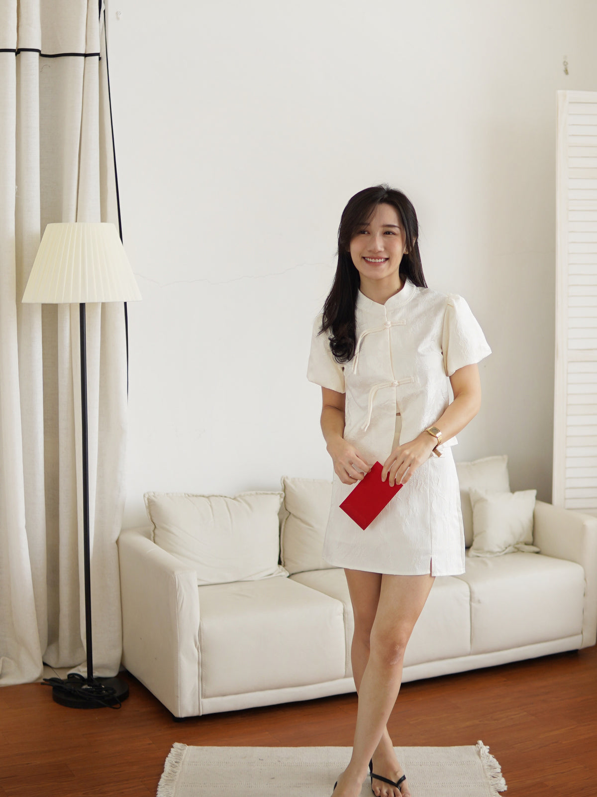 Blossom Charm Mandarin Top