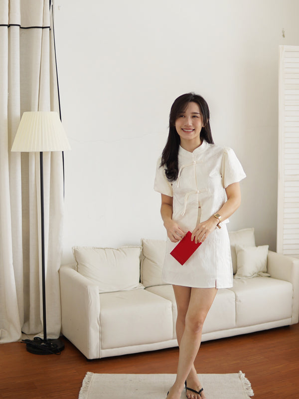 Blossom Charm Mandarin Top