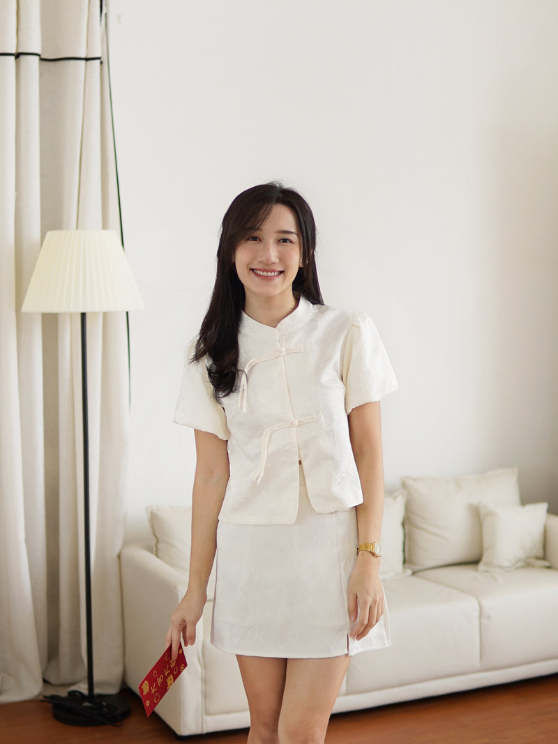 Blossom Charm Mandarin Top