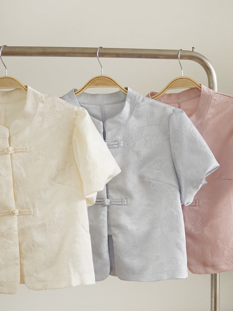 Blossom Charm Mandarin Top