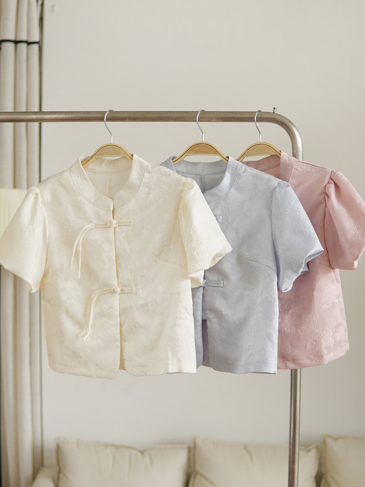 Blossom Charm Mandarin Top