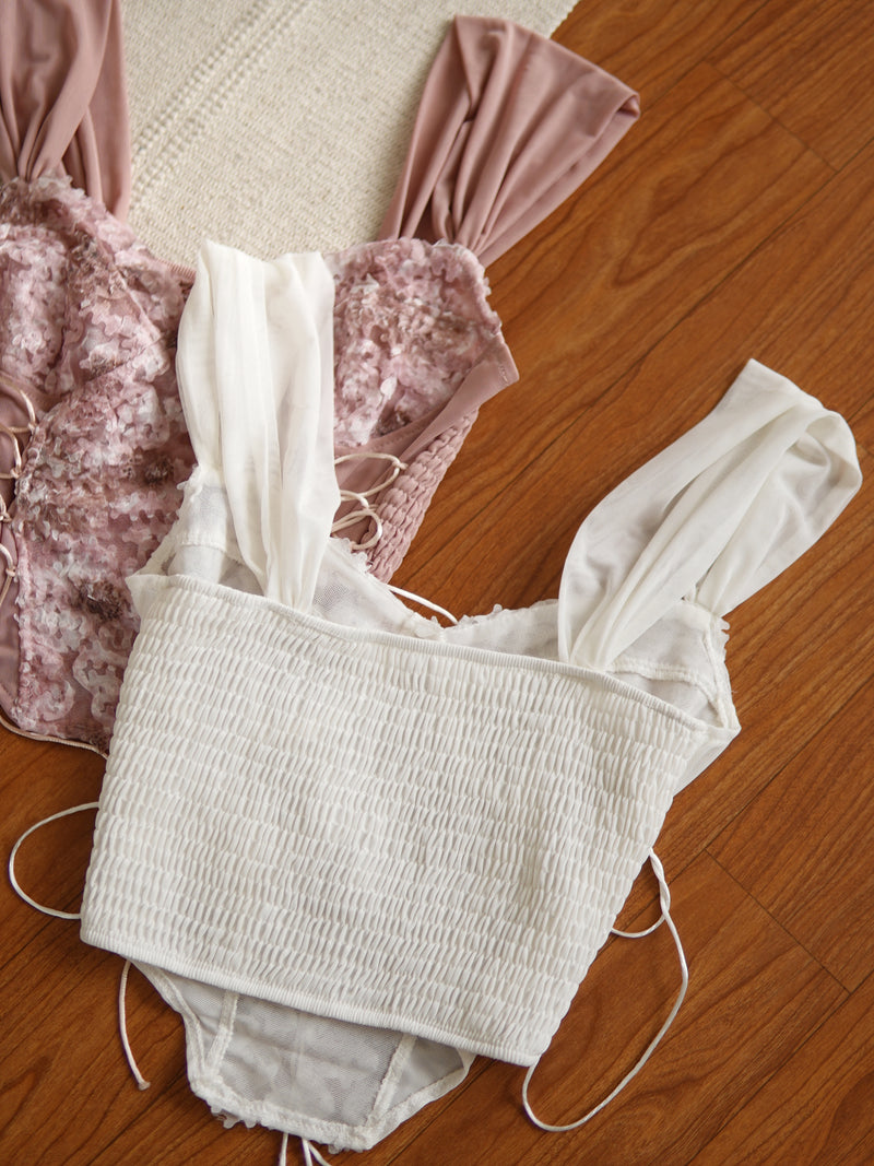 Lace Whisper Corset Top