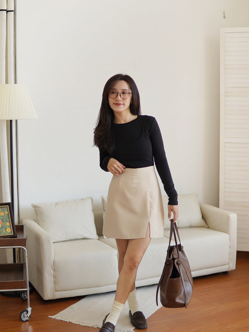 Chic Contour Long Sleeve Top