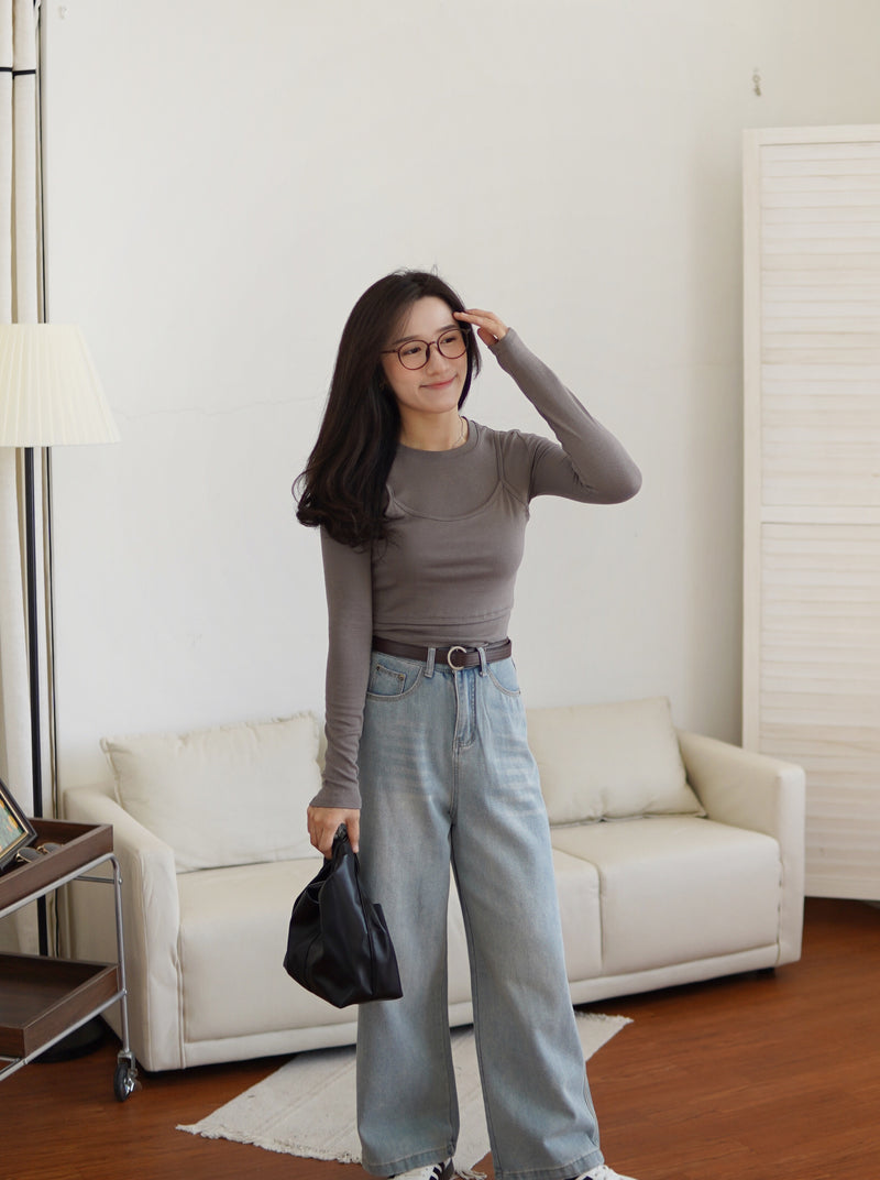 Chic Contour Long Sleeve Top