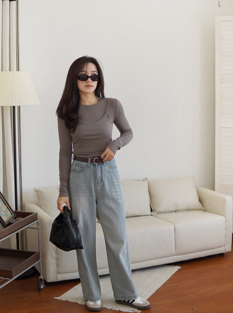 Chic Contour Long Sleeve Top