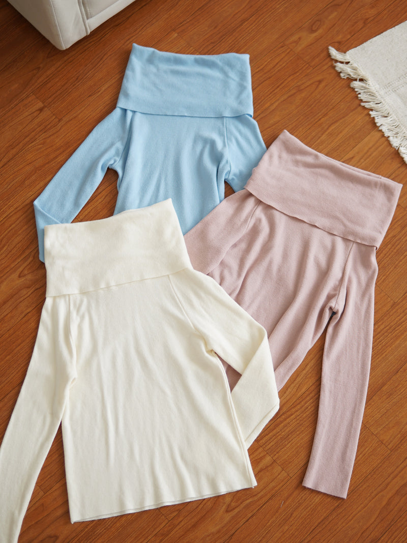 Soft Glow Off-Shoulder Knit