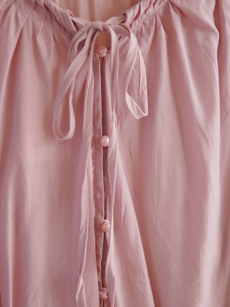 Ruched Ruffle Blouse