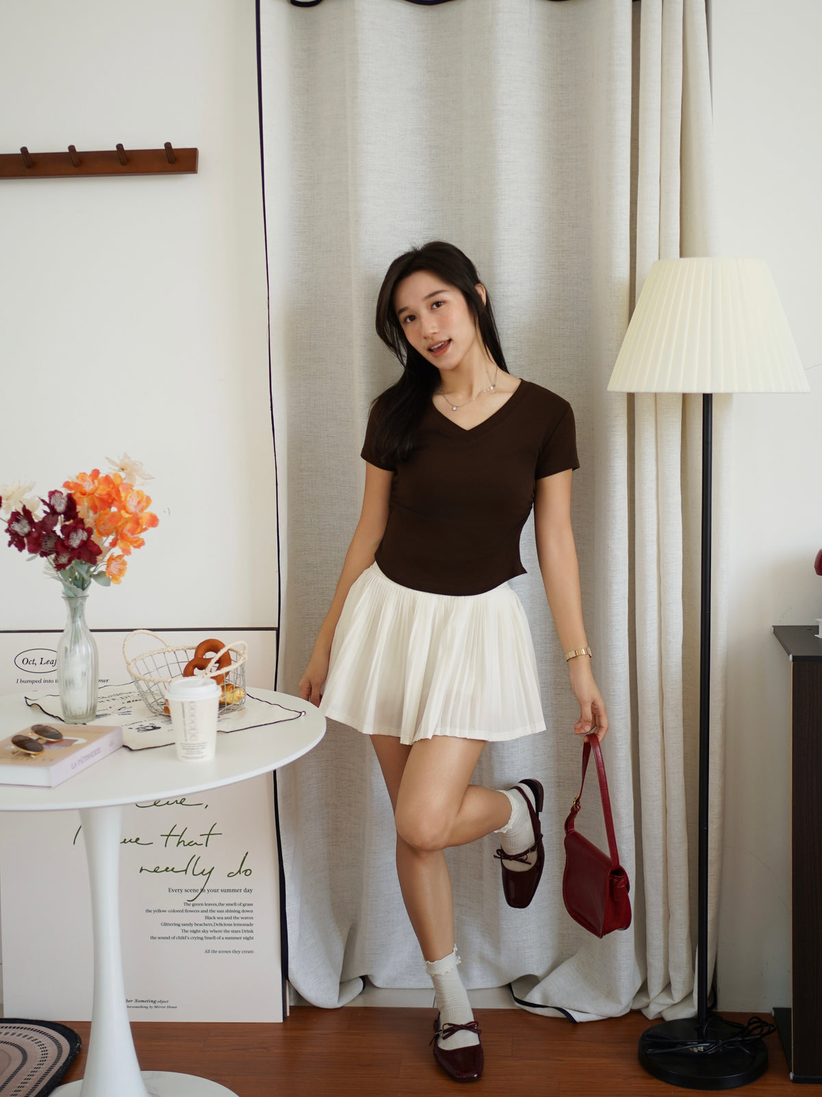 Alice Ruched Top - LovelyMadness Clothing Malaysia