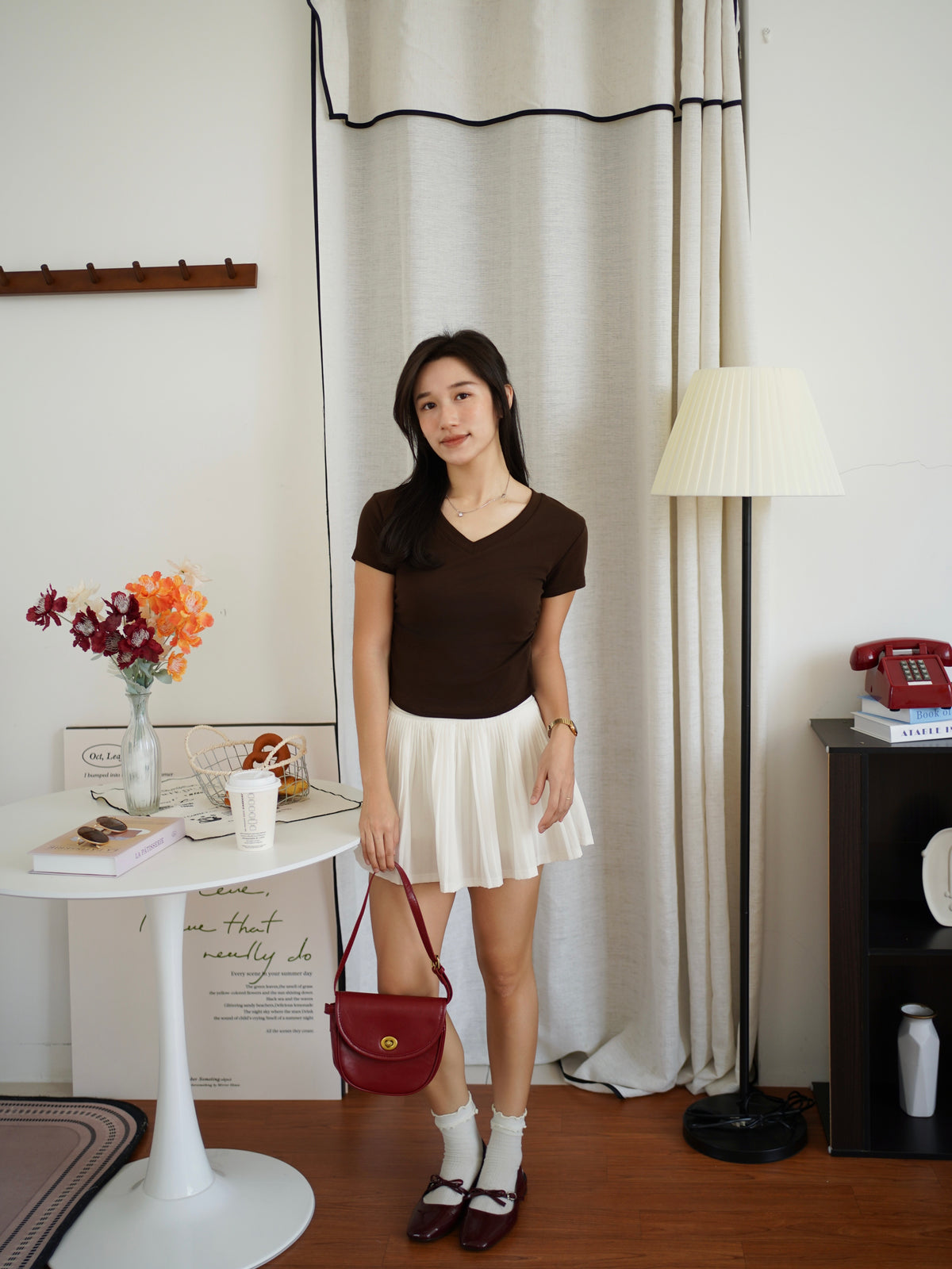 Alice Ruched Top - LovelyMadness Clothing Malaysia