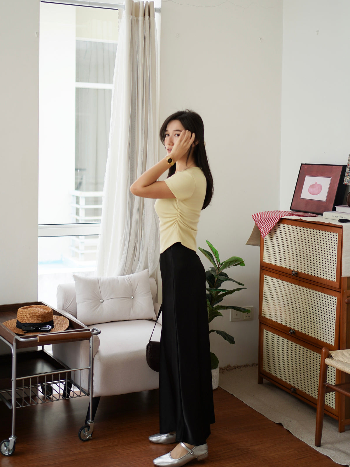 Alice Ruched Top - LovelyMadness Clothing Malaysia