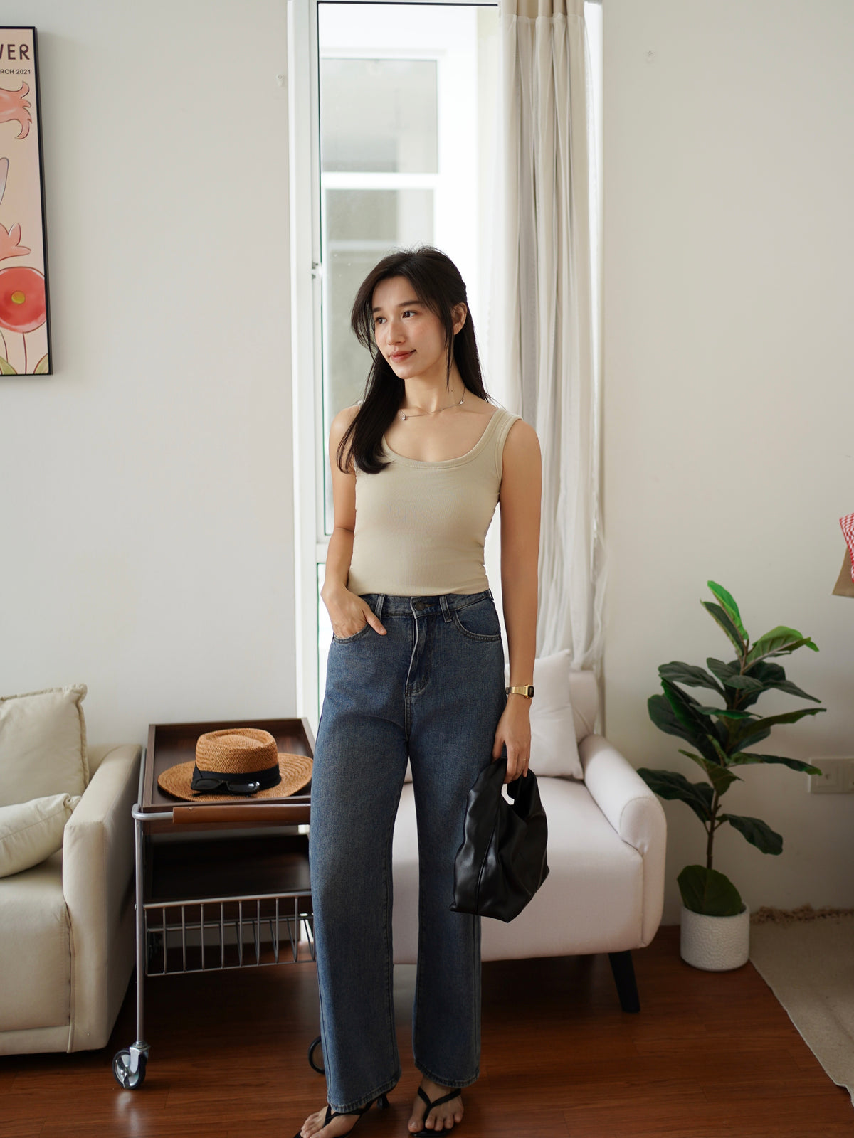 U Shape Padded Top - LovelyMadness Clothing Malaysia