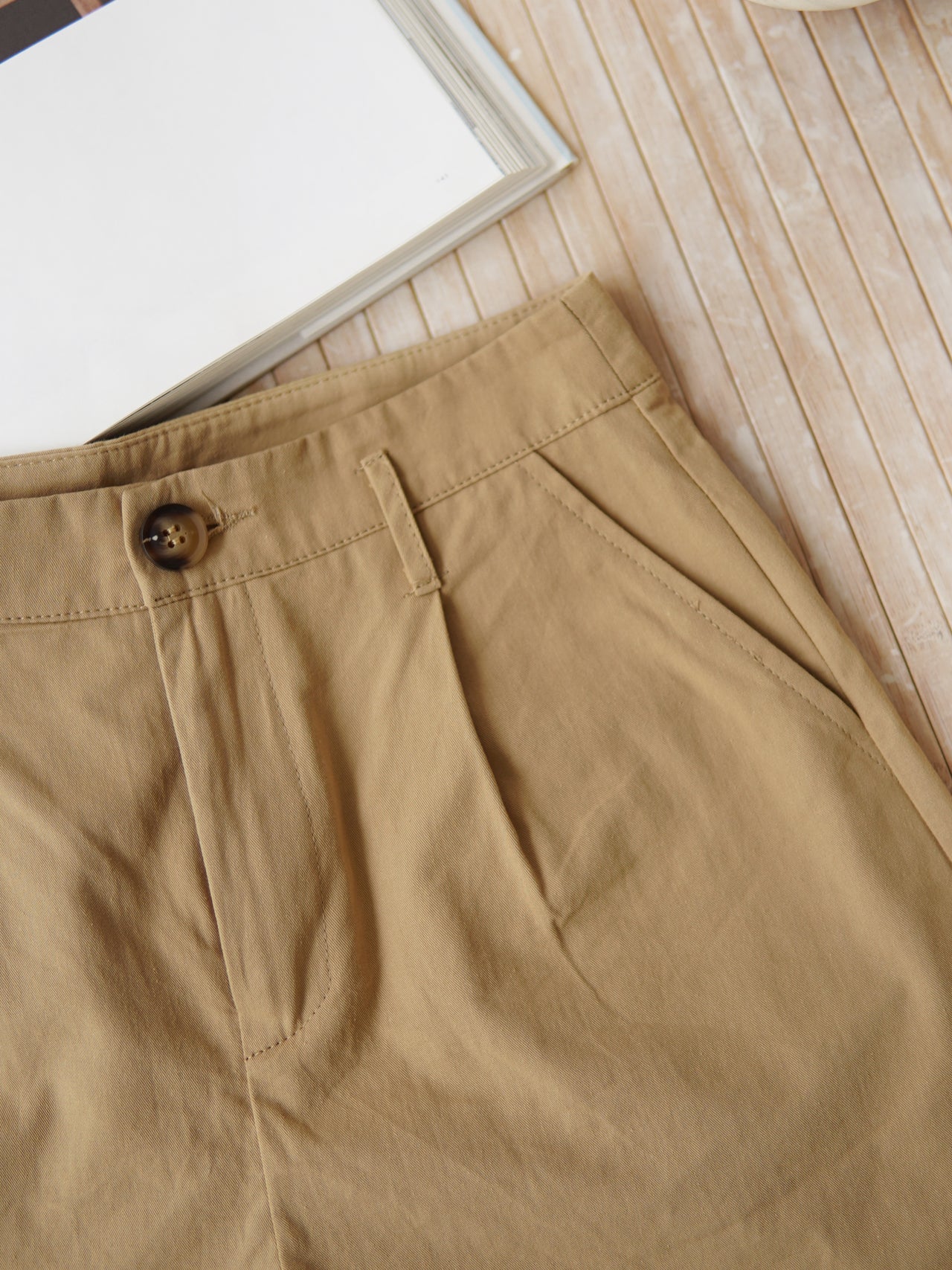Khaki Alined Short
