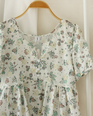 Dolly Floral Puffy Top