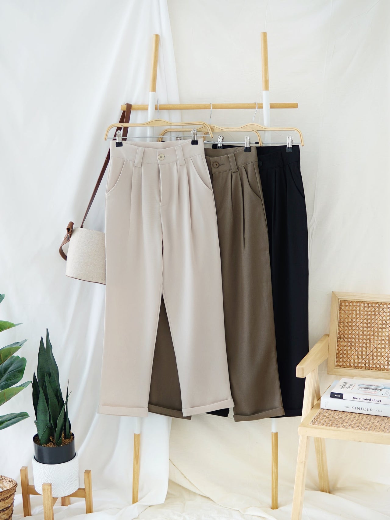 High Waist Suit Trousers - LovelyMadness Clothing Malaysia