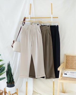 High Waist Suit Trousers - LovelyMadness Clothing Malaysia