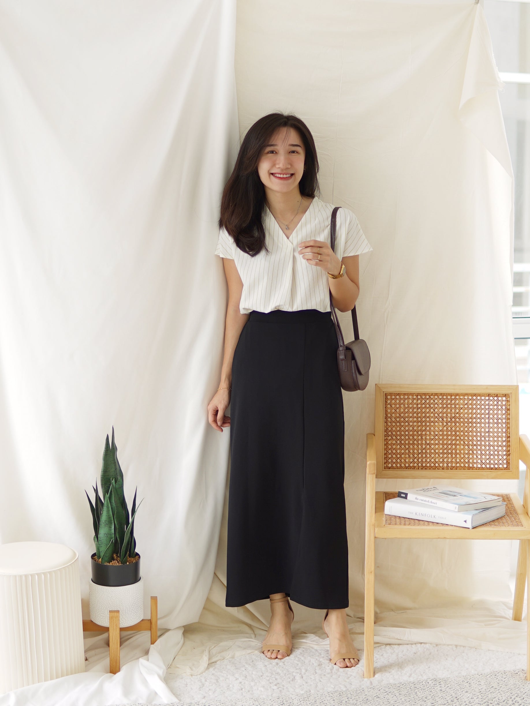 JAPAN MILY BILET SLIT MIDI SKIRT LovelyMadness Clothing Malaysia