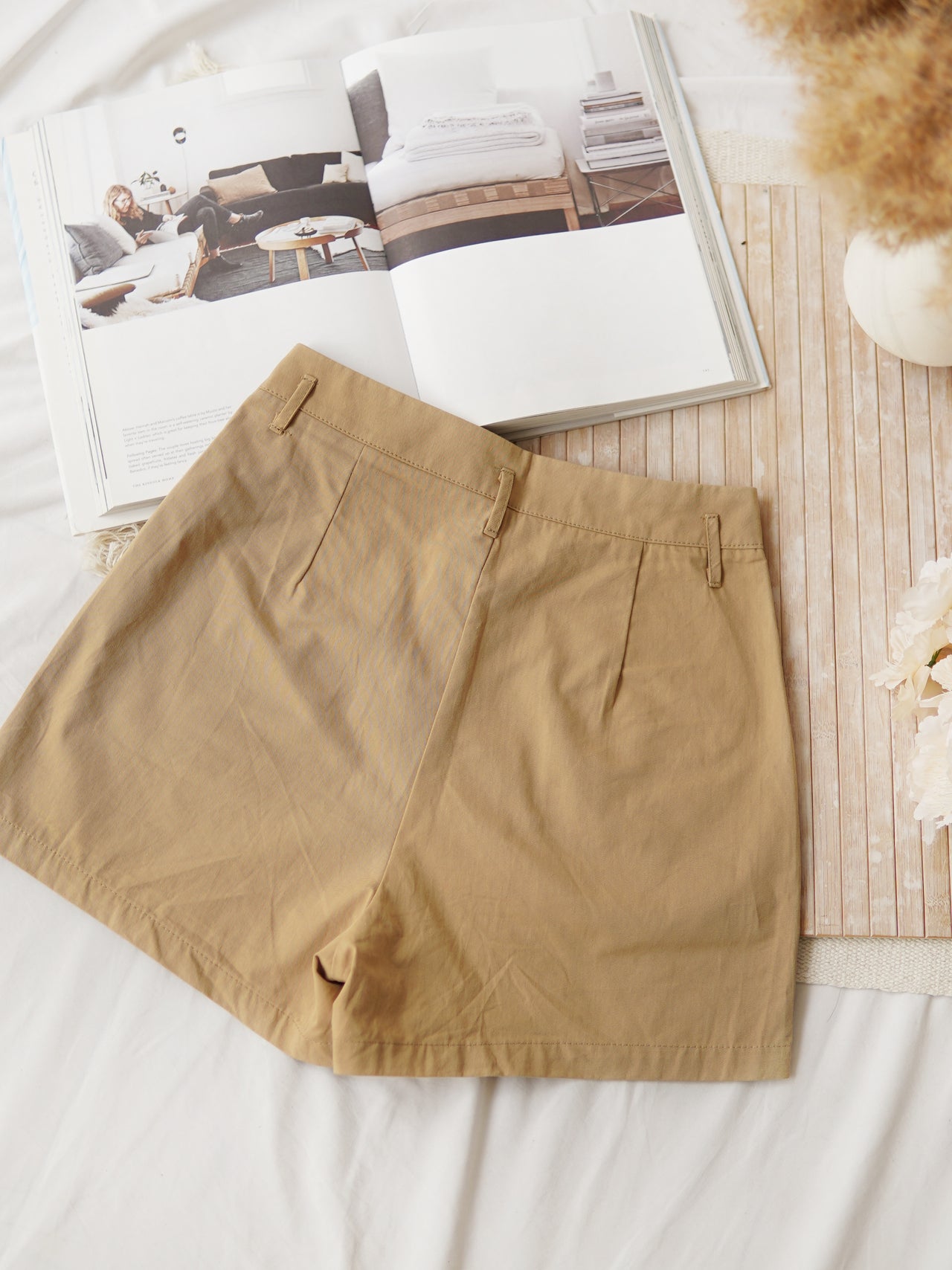 Khaki Alined Short
