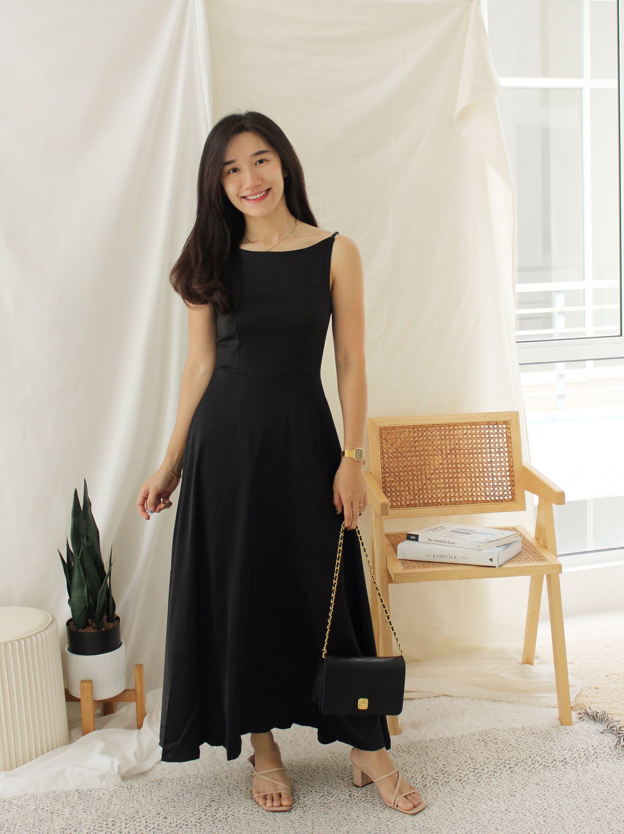 Simple long frock for sale ladies