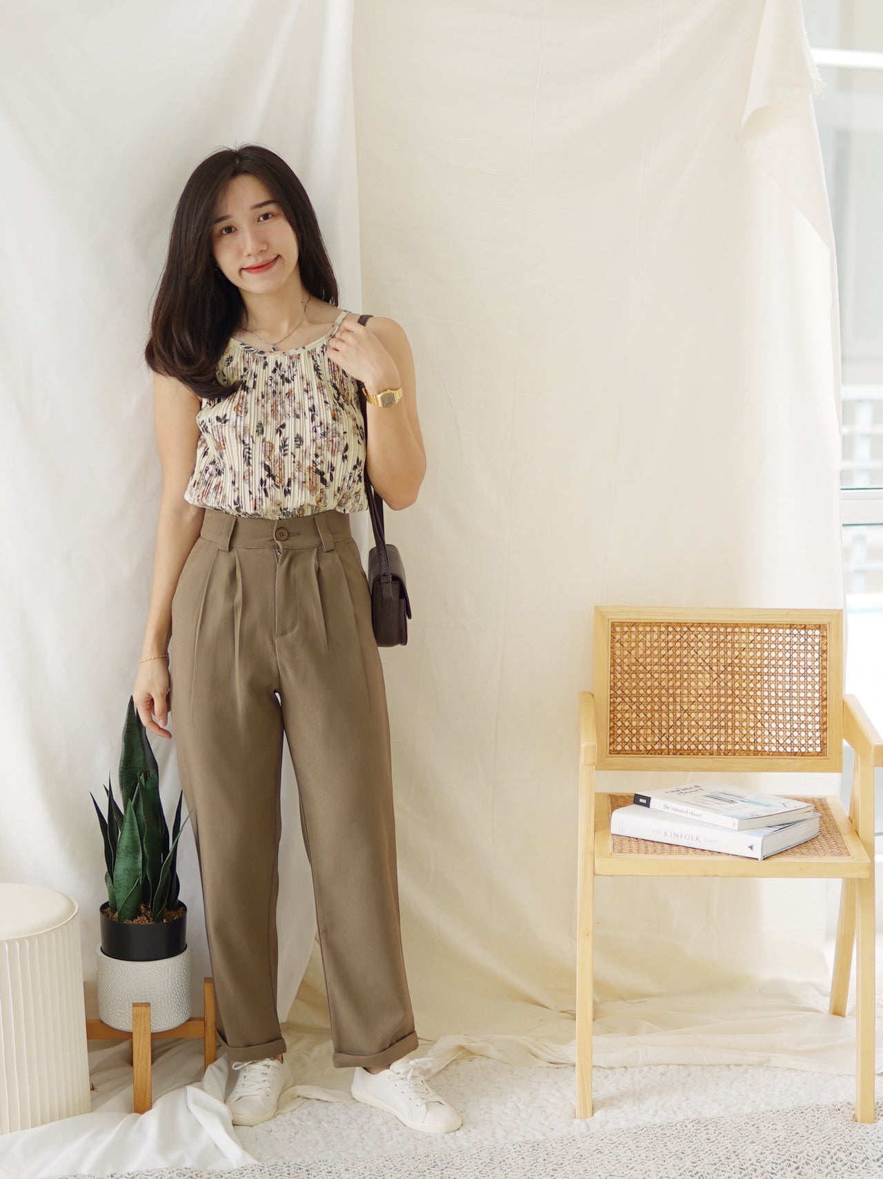 Daisy Pleat Tank