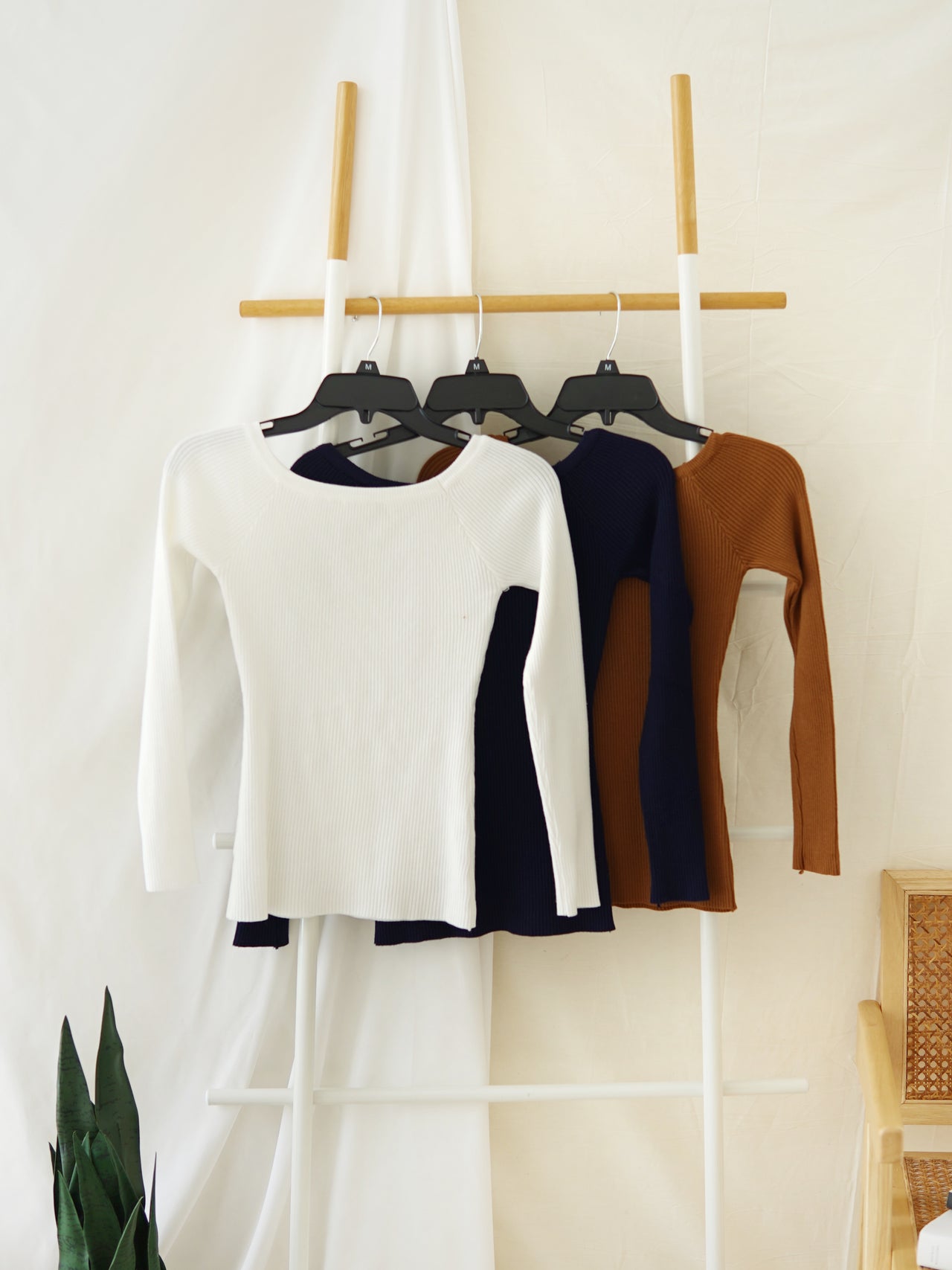 Knit Long OffShoulder Top