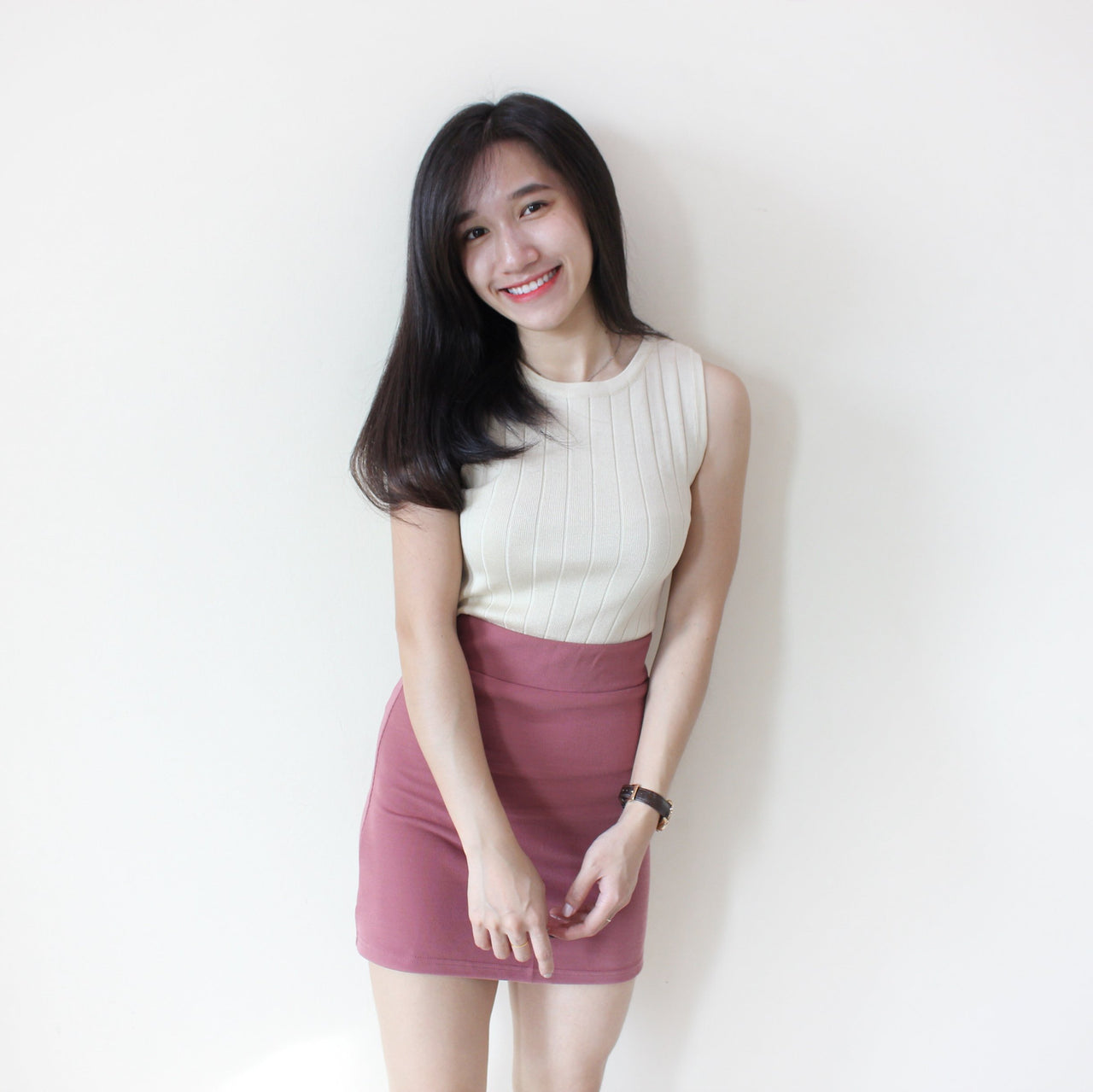 Rib Sleeveless Top - LovelyMadness Clothing Malaysia
