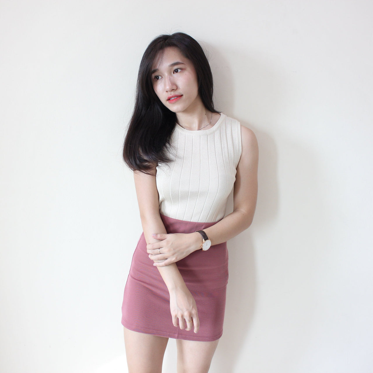 Rib Sleeveless Top - LovelyMadness Clothing Malaysia