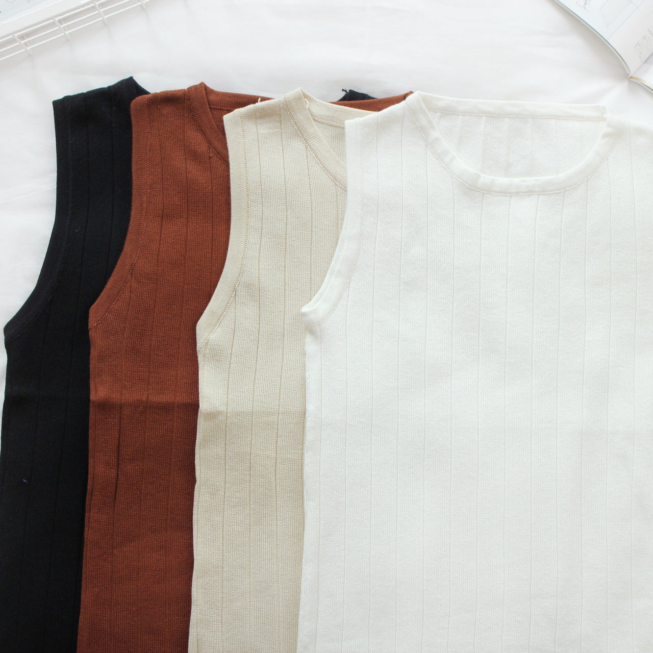 Rib Sleeveless Top - LovelyMadness Clothing Malaysia