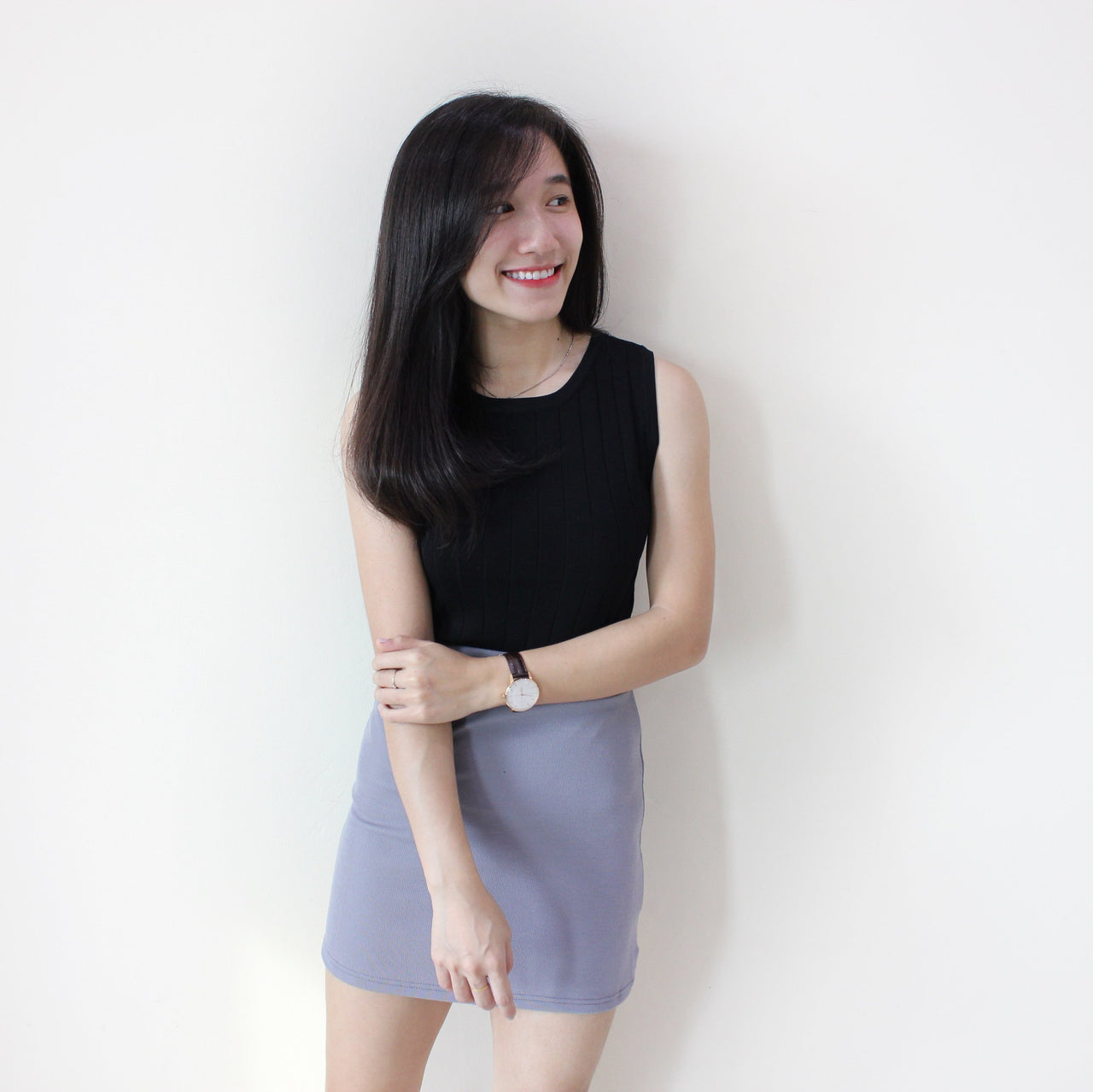 Rib Sleeveless Top - LovelyMadness Clothing Malaysia