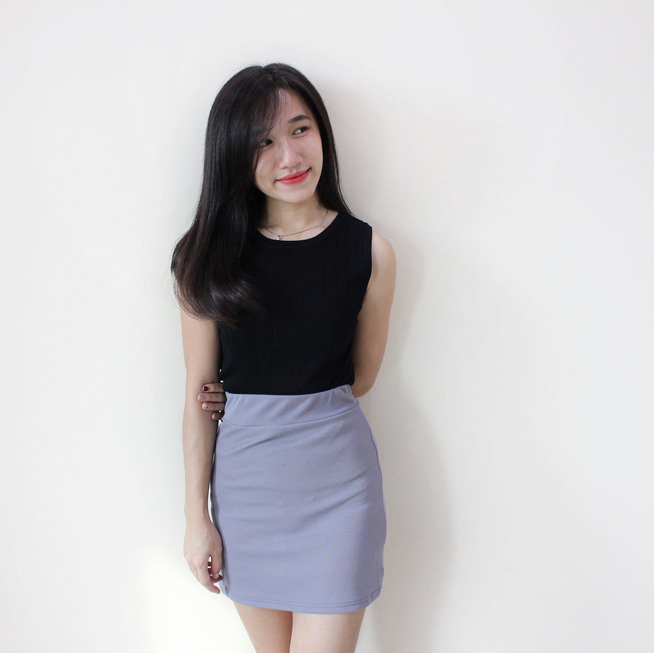 Rib Sleeveless Top - LovelyMadness Clothing Malaysia