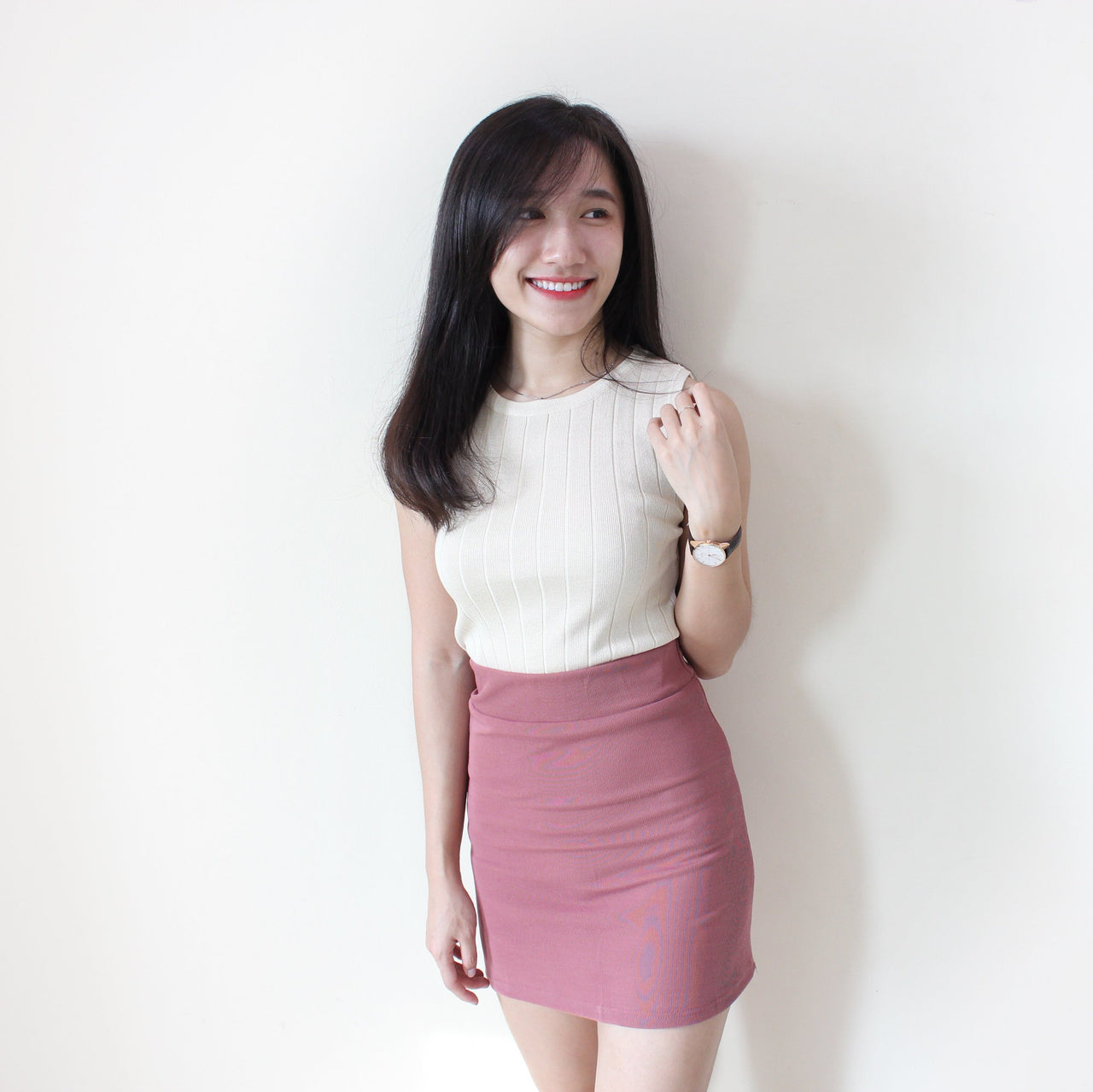 Rib Sleeveless Top - LovelyMadness Clothing Malaysia