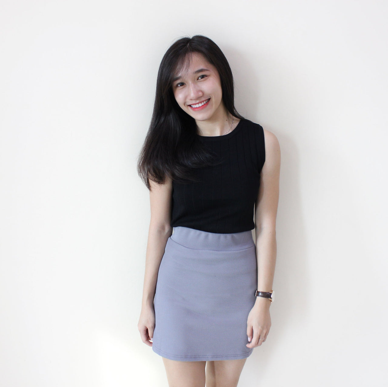 Rib Sleeveless Top - LovelyMadness Clothing Malaysia
