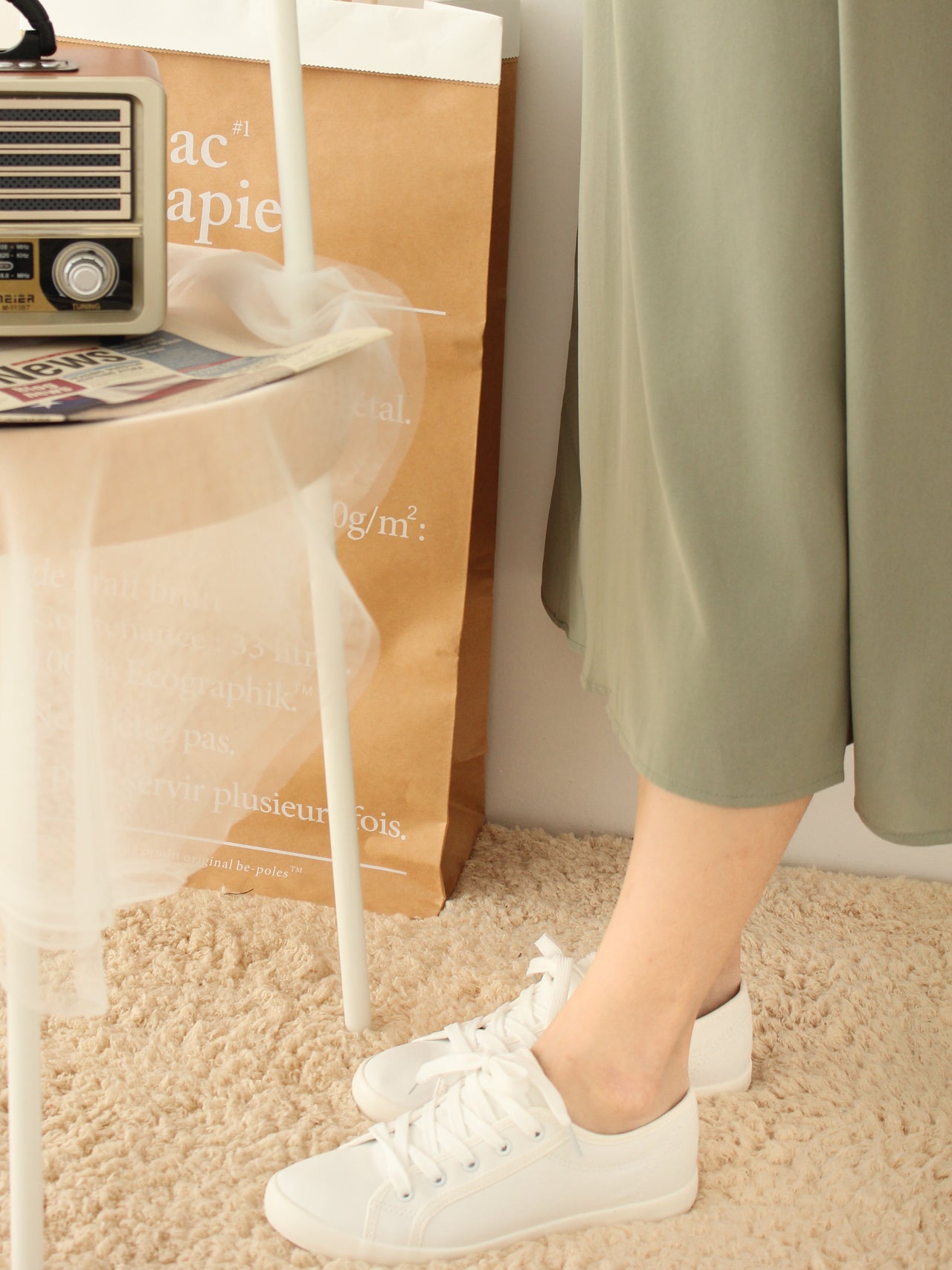 Minimal White Sneaker - LovelyMadness Clothing Online Fashion Malaysia