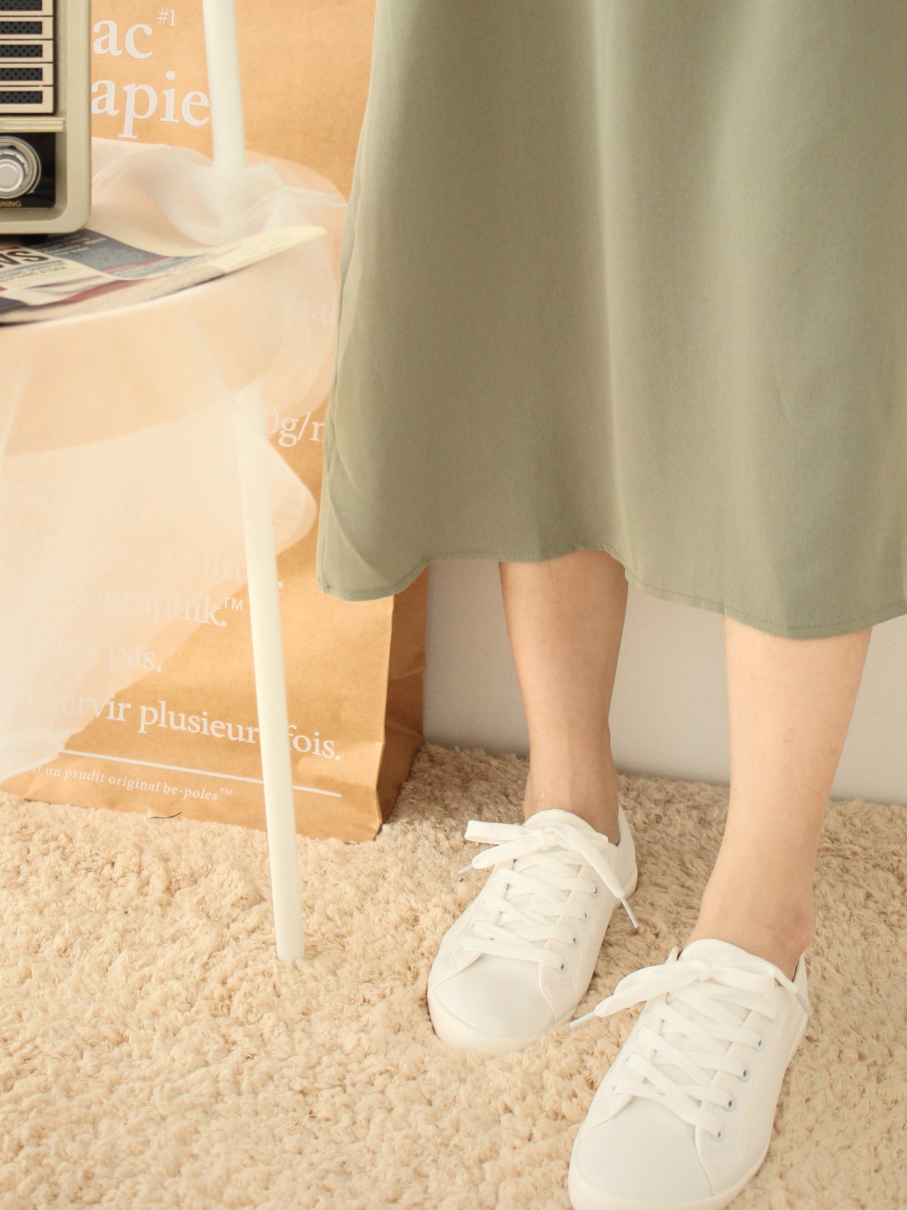 Minimal White Sneaker - LovelyMadness Clothing Online Fashion Malaysia