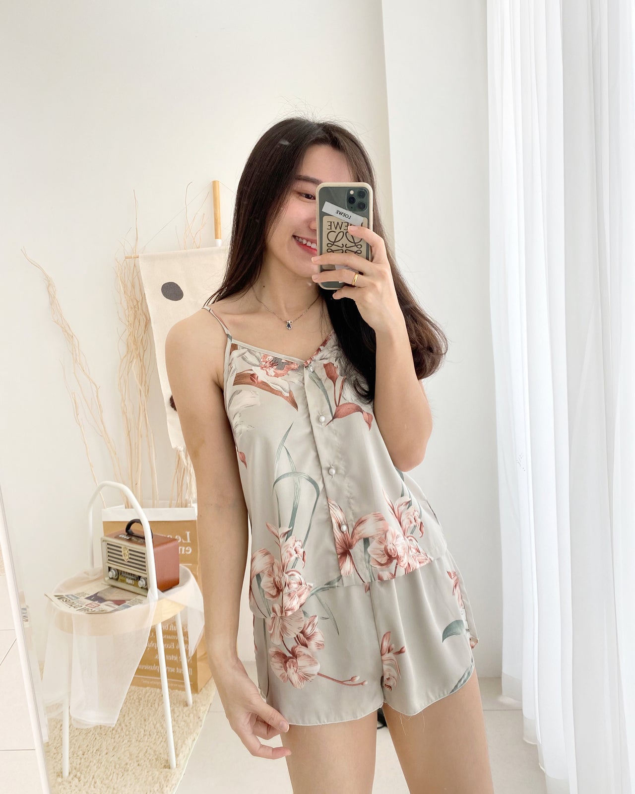 Floral Print Pyjamas - LovelyMadness Clothing Online Fashion Malaysia