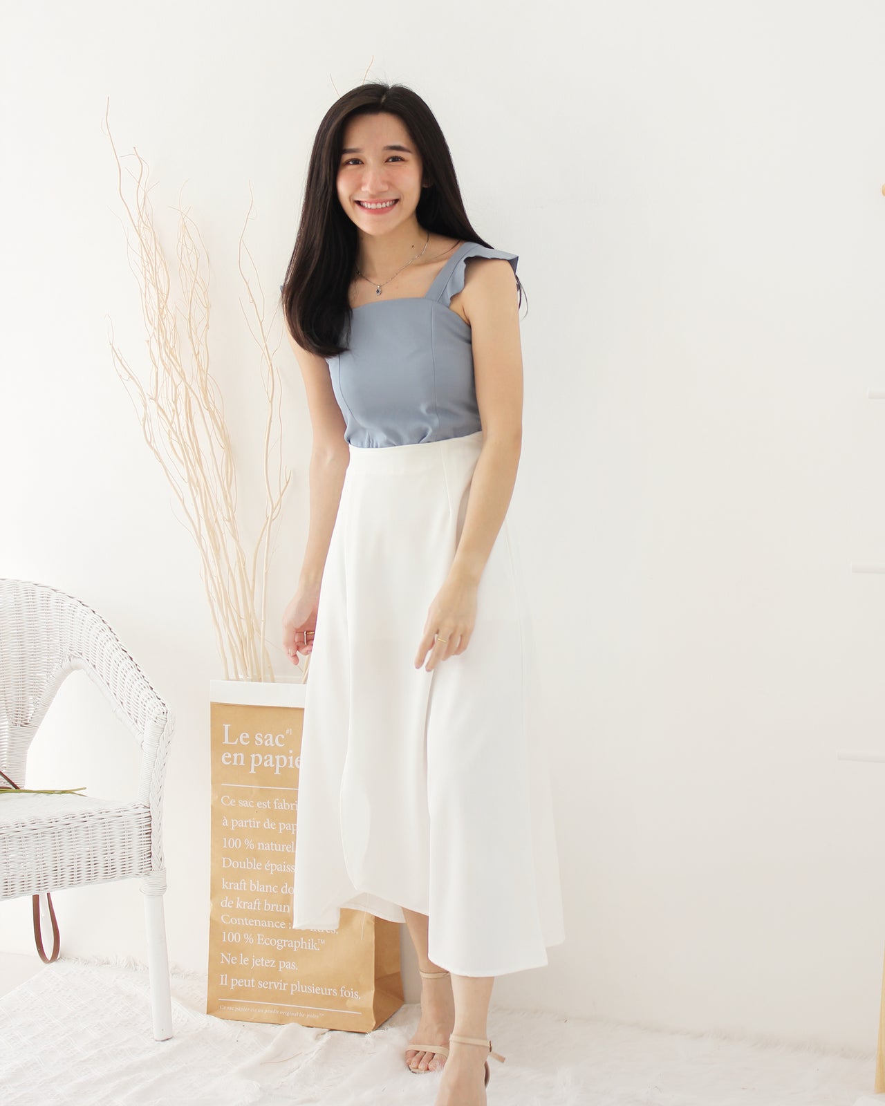 Layla Ruffle Top - LovelyMadness Clothing Online Fashion Malaysia