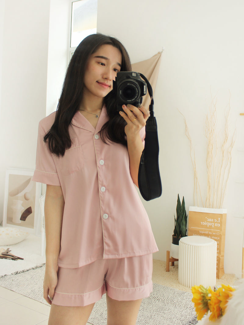 Satin Silk Pyjamas - LovelyMadness Clothing Malaysia