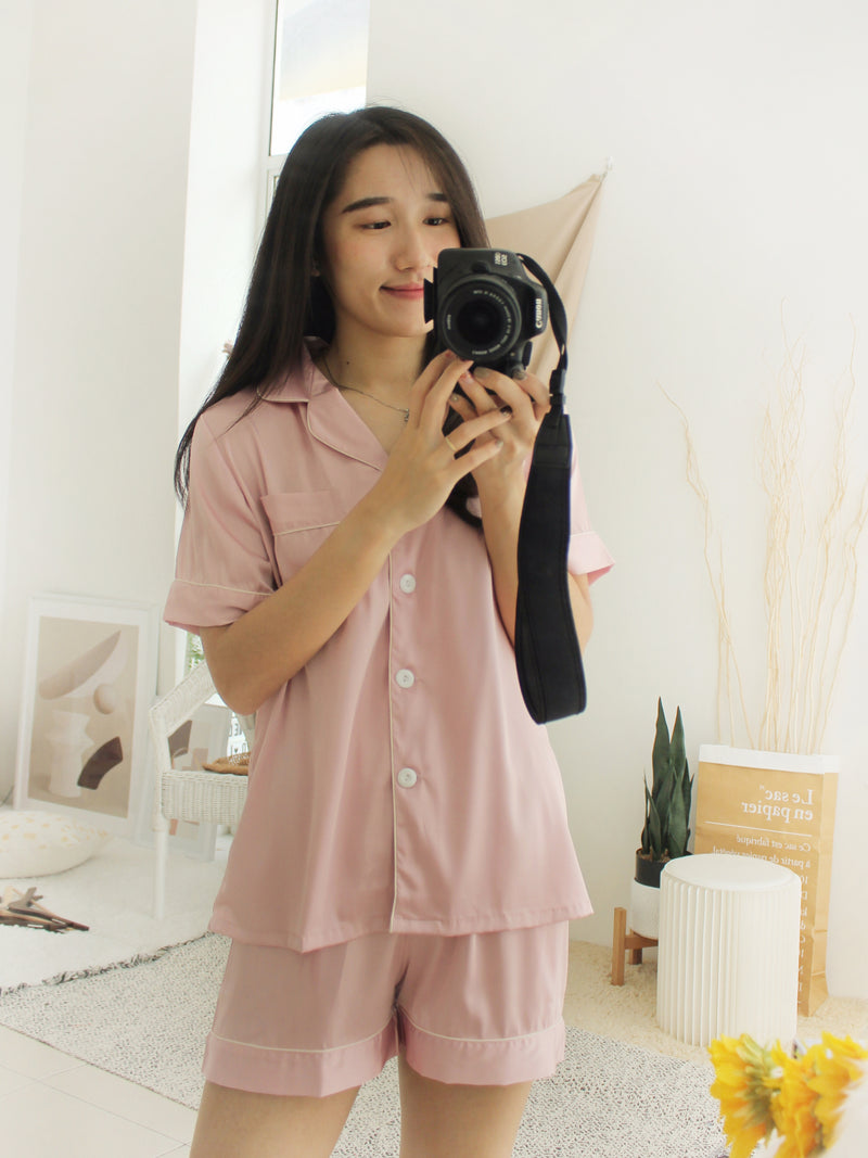Satin Silk Pyjamas - LovelyMadness Clothing Malaysia