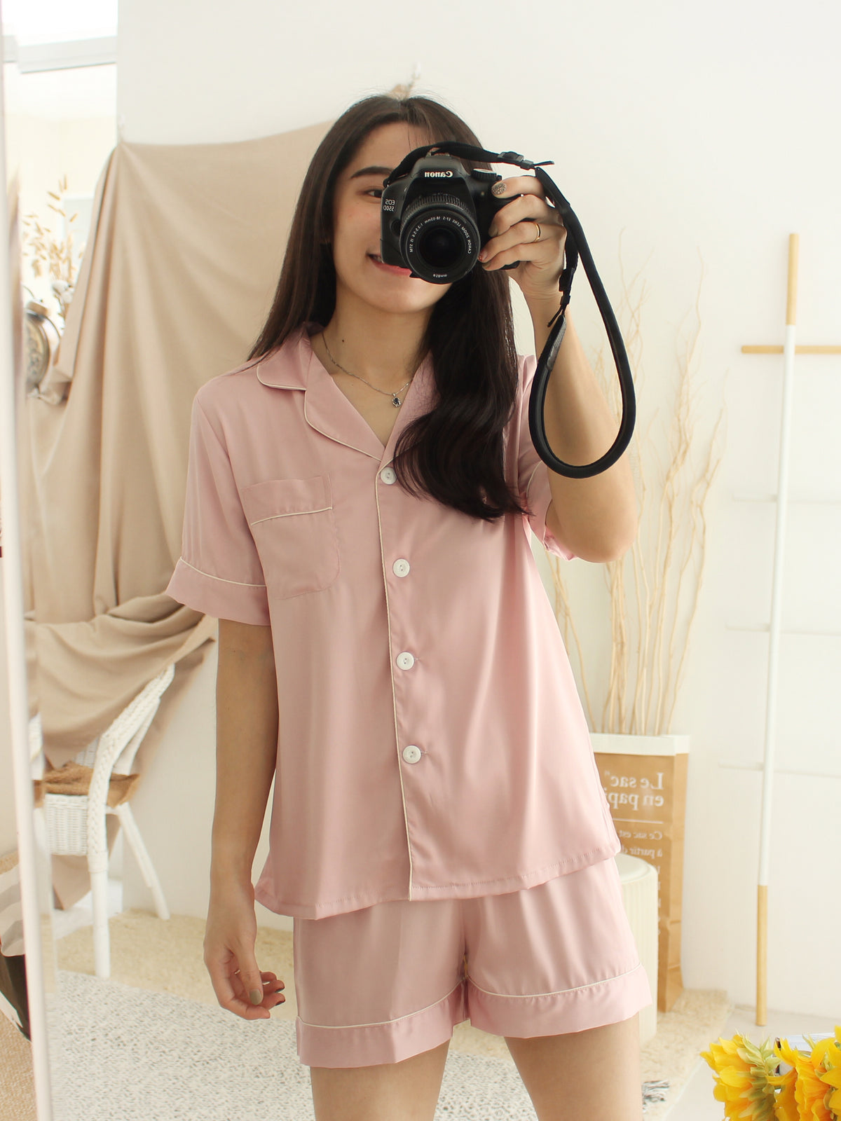 Satin Silk Pyjamas - LovelyMadness Clothing Malaysia