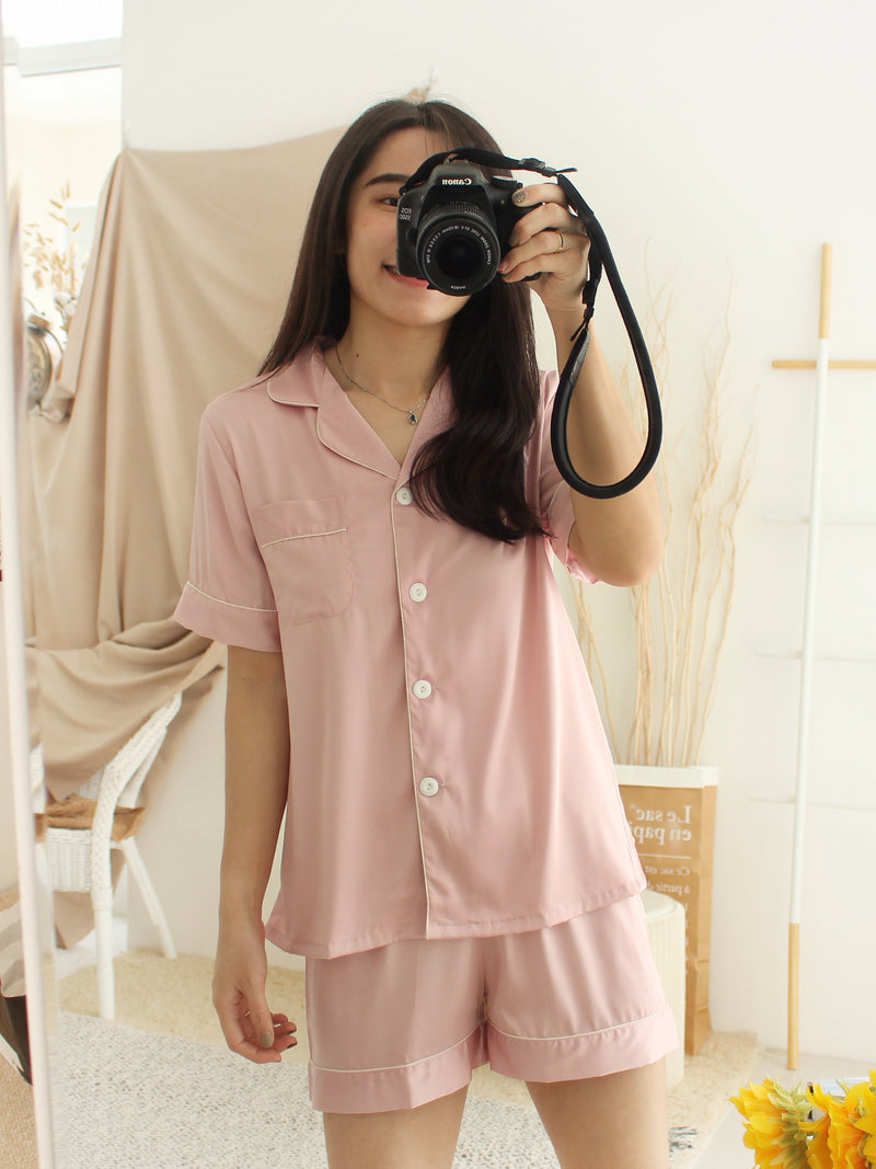 Satin Silk Pyjamas - LovelyMadness Clothing Malaysia