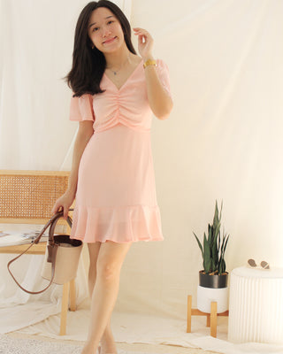 DIONI FLARE ALINED DRESS